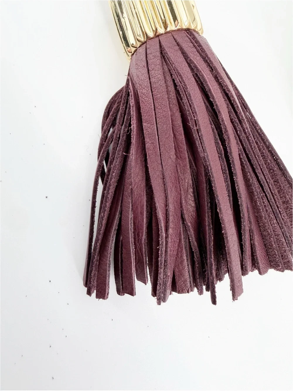 India Hicks Agra Tassel Maroon NWT